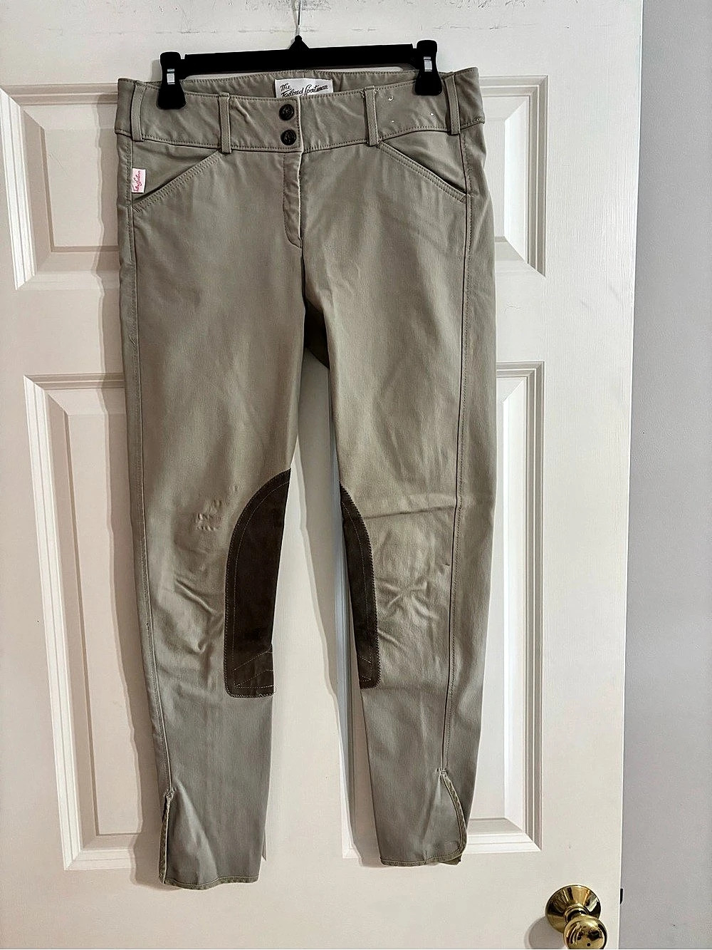 The Tailored Sportsman Trophy Hunter Knee Patch Breeches Tan Waist 28